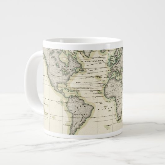 De middenbarometer jumbo mok (Voorkant links)