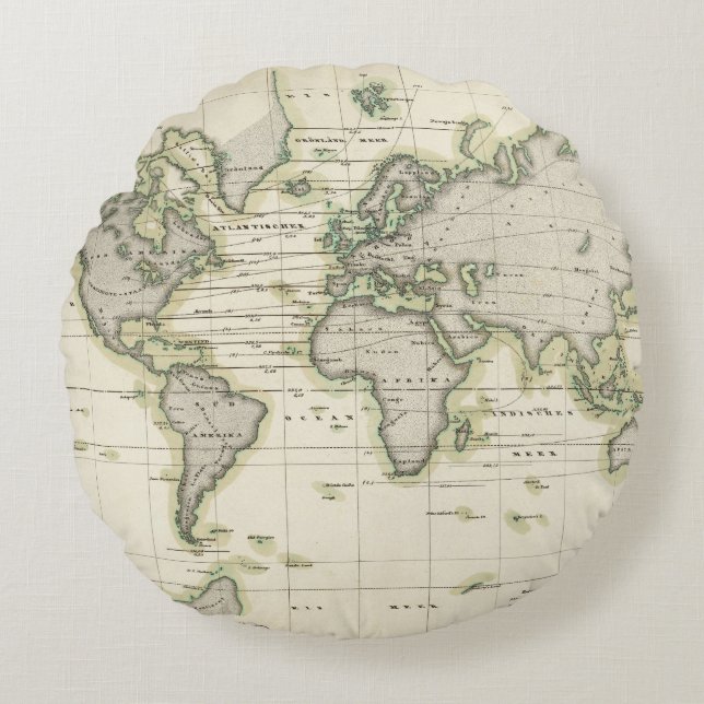 De middenbarometer rond kussen (Voorkant)