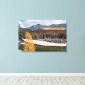 De Middle Fork van de Flathead River Canvas Afdruk (Insitu (Houten vloer))