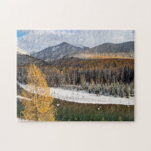 De Middle Fork van de Flathead River Legpuzzel (Horizontaal)