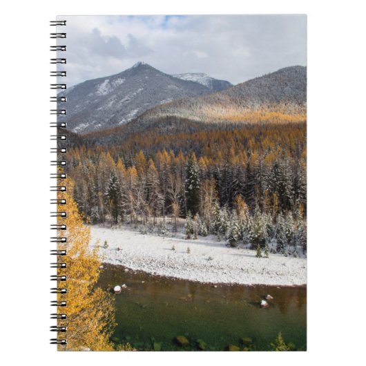De Middle Fork van de Flathead River Notitieboek (Voorkant)