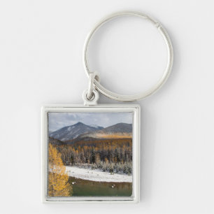 De Middle Fork van de Flathead River Sleutelhanger