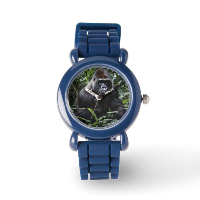 De Midnight Gorilla King: Monarch van het bos Horloge (Voorkant)