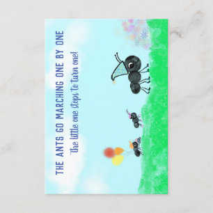 De mieren gaan één na één uitnodiging marcheren