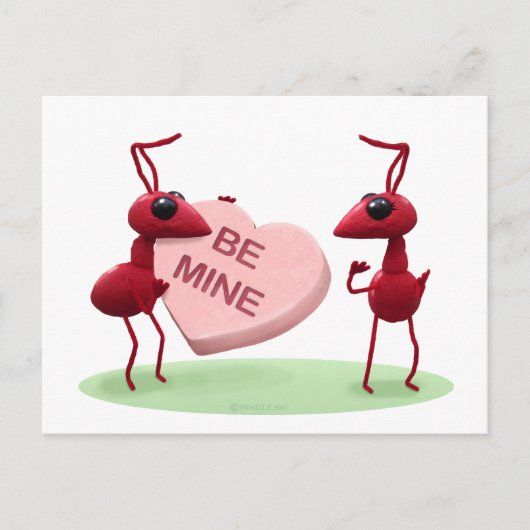 De Mieren van de Dag van leuke Valentijnen Feestdagenkaart (Voorkant)