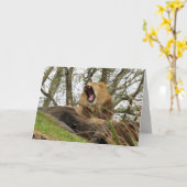 De Mighty Lion Kaart (Gele Bloem)