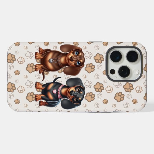 De mignons amis dachshund (Verso Horizontal)