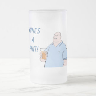 de mijne is een pint matglas bierpul