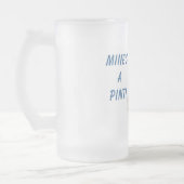 de mijne is een pint matglas bierpul (Links)