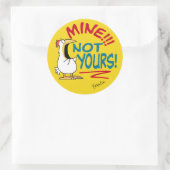 De mijne is niet de jouwe Boynton kip Ronde Sticker (Tas)