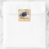 De mijne nu vierkante sticker (Tas)