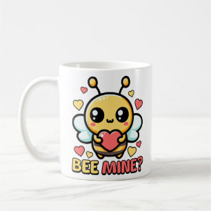 De mijne! Schattige Bumble Be Pun Cartoon Koffiemok