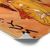 De MIKADO, 'yum yum' Retro theater Poster (Hoek)