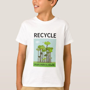 De milieu T-shirts van de Voorlichting