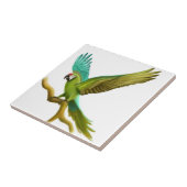 De militaire Macaw Parrot Tile Tegeltje (Zijkant)