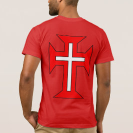 De militaire orde van het kruis van Christus achte T-shirt