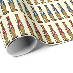De Militairen van het speelgoed op Parade Cadeaupapier