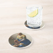 De Milkmaid Zandsteen Onderzetter (Zijkant)