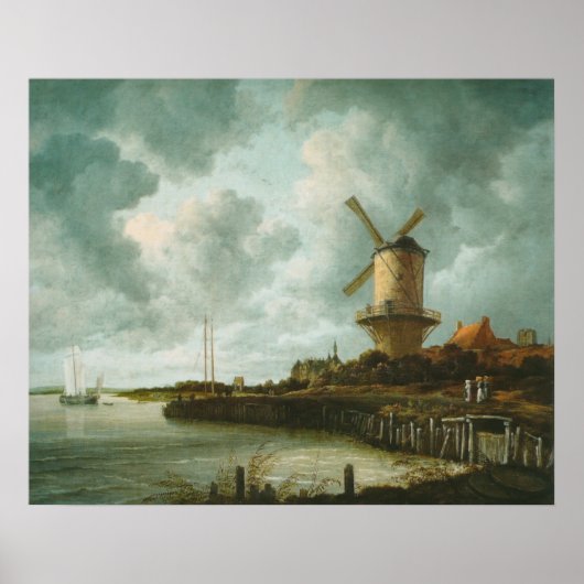 De Mill in Wijk-bij-Duurstede Poster (Voorkant)