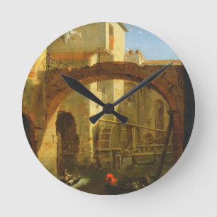 De Mill (olie op canvas) Ronde Klok
