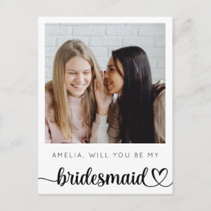 De minimale Kaart van het Bridesmaid van het Manus
