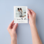 De Minimale moderne foto van de begroting sparen d Flyer (Hand)