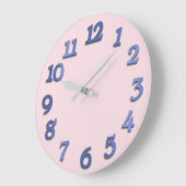 De minimale Pastelkleur van de Indigo van het Grote Klok (Hoek)