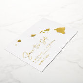 De minimalistische de manuscriptfoto van de Kaart  (Gedraaid)