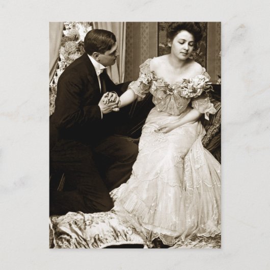 De minnaars briefkaart (Voorkant)