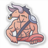 De "MINNOWtaur" Sticker (Voorkant)