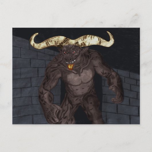 De Minotaur Briefkaarten (Voorkant)
