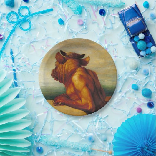 De Minotaur (van George Frederic Watts) Papieren Bordje (Feest)