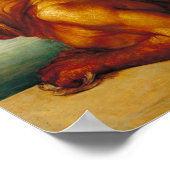 De Minotaur (van George Frederic Watts) Poster (Hoek)