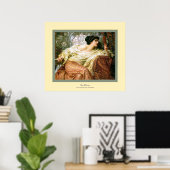 De Mirror~ Frank Bernard Dicksee Poster (Thuiskantoor)