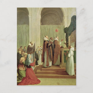 De mis van Sint-Maarten van Tours, 1654 Briefkaart