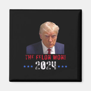 De misdadiger won Trump won verkiezingen President Magneet
