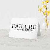 De mislukking is geen optie kaart (Gele Bloem)