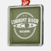 De Missouri Kayaking Metalen Ornament (Links)