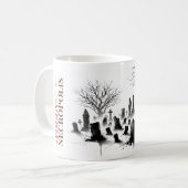 De mistige necropolis koffiemok (Voorkant links)