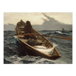 De mistwaarschuwing van Winslow Homer Perfect Poster
