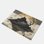 De Misty Mountain Black & Gold Deurmat (Schuin)