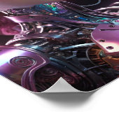 De mix van technologie en leven poster (Hoek)