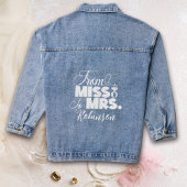 De Mlle À Mme Mariage Mariale Denim Veste