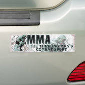 De MMA Thinker Bumpersticker (Op auto)