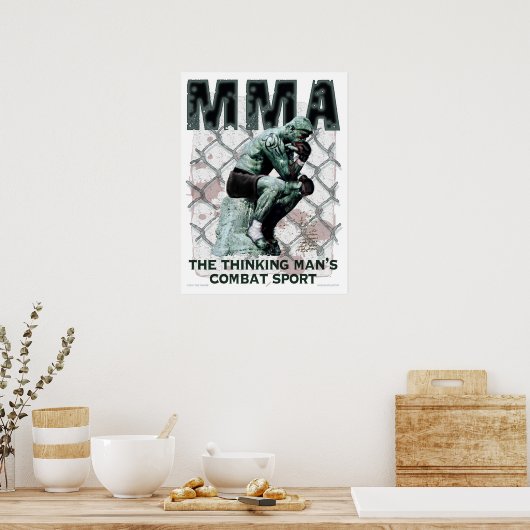 De MMA Thinker Poster (Keuken)
