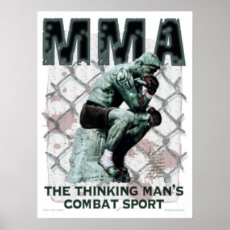 De MMA Thinker Poster