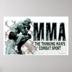 De MMA Thinker Poster