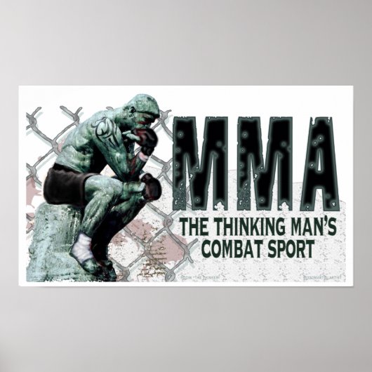 De MMA Thinker Poster (Voorkant)