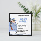 De Mob Boss Murder Mystery Uitnodiging (Staand voorkant)