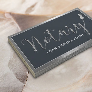 De mobiele Noterende Agent Modern Metaal van het S Visitekaartje